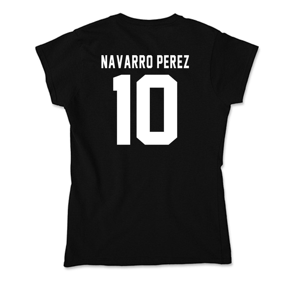 Siena - NCAA Men's Soccer : Mario Navarro Perez - Soft Style Women’s T-Shirt-1