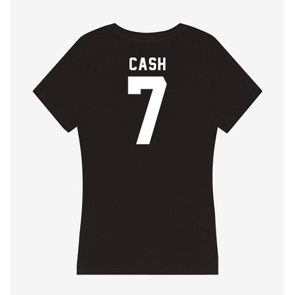 Siena - NCAA Men's Lacrosse : Logan Cash - Women's V-Neck T-Shirt-1