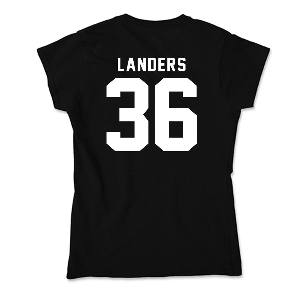 Siena - NCAA Men's Lacrosse : Christopher Landers - Soft Style Women’s T-Shirt-1