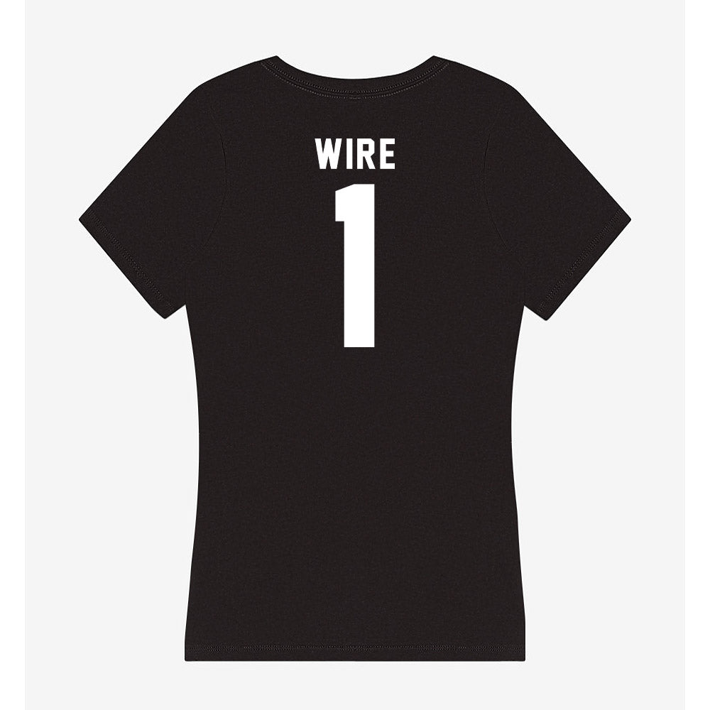 Siena - NCAA Women's Volleyball : Gabrielle Wire - Women's V-Neck T-Shirt-1