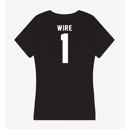 Siena - NCAA Women's Volleyball : Gabrielle Wire - Women's V-Neck T-Shirt-1
