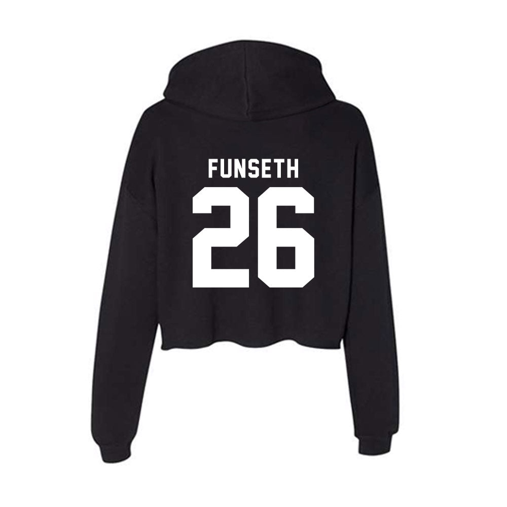 Siena - NCAA Women's Soccer : Cece Funseth - Women's Crop Fleece Hoodie-1
