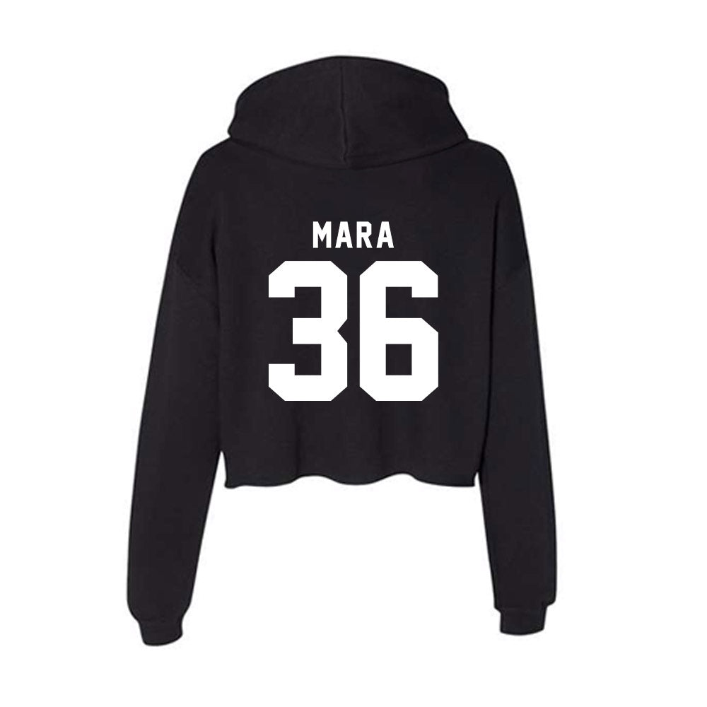 Siena - NCAA Men's Soccer : Lee Mara - Women's Crop Fleece Hoodie-1