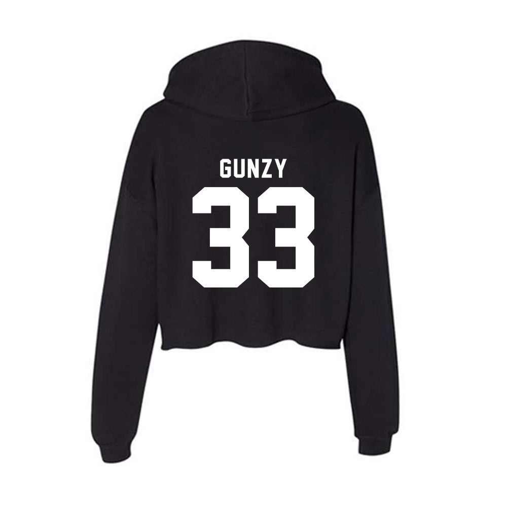 Siena - NCAA Baseball : JT Gunzy - Women's Crop Fleece Hoodie-1