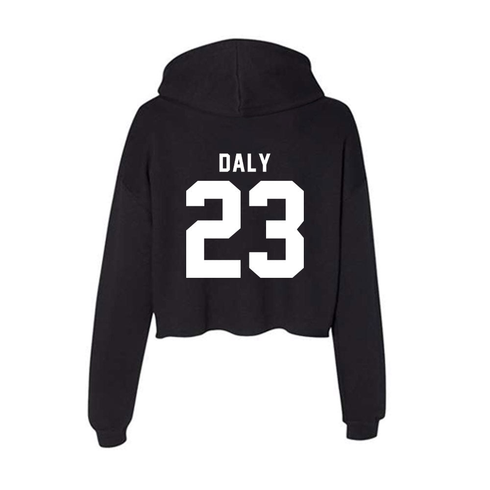 Siena - NCAA Women's Soccer : Abigail Daly - Women's Crop Fleece Hoodie-1