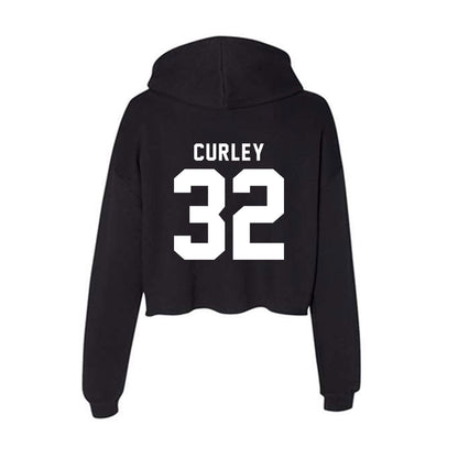 Siena - NCAA Women's Lacrosse : Sara Curley - Women's Crop Fleece Hoodie-1