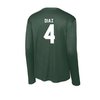 Siena - NCAA Women's Basketball : Dany Diaz - Activewear Long Sleeve T-Shirt-1