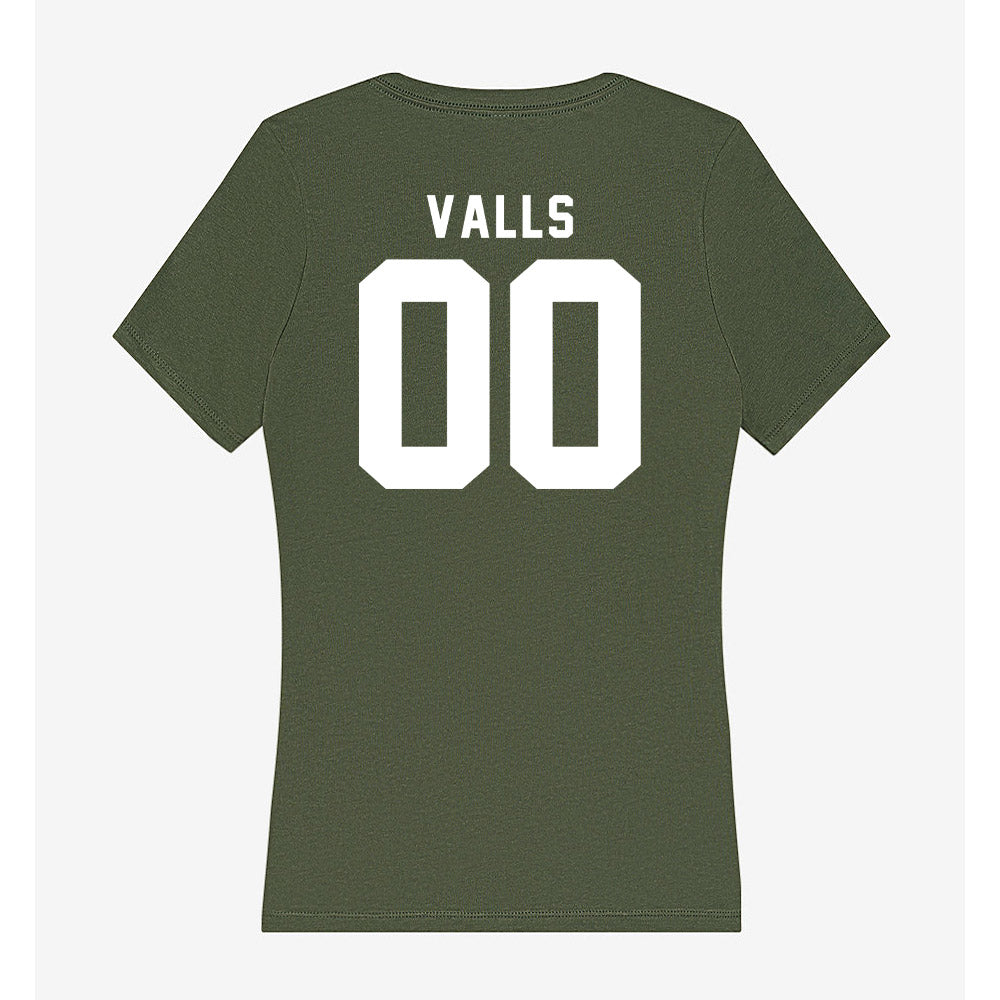 Siena - NCAA Women's Soccer : Maria Valls - Women's V-Neck T-Shirt-1