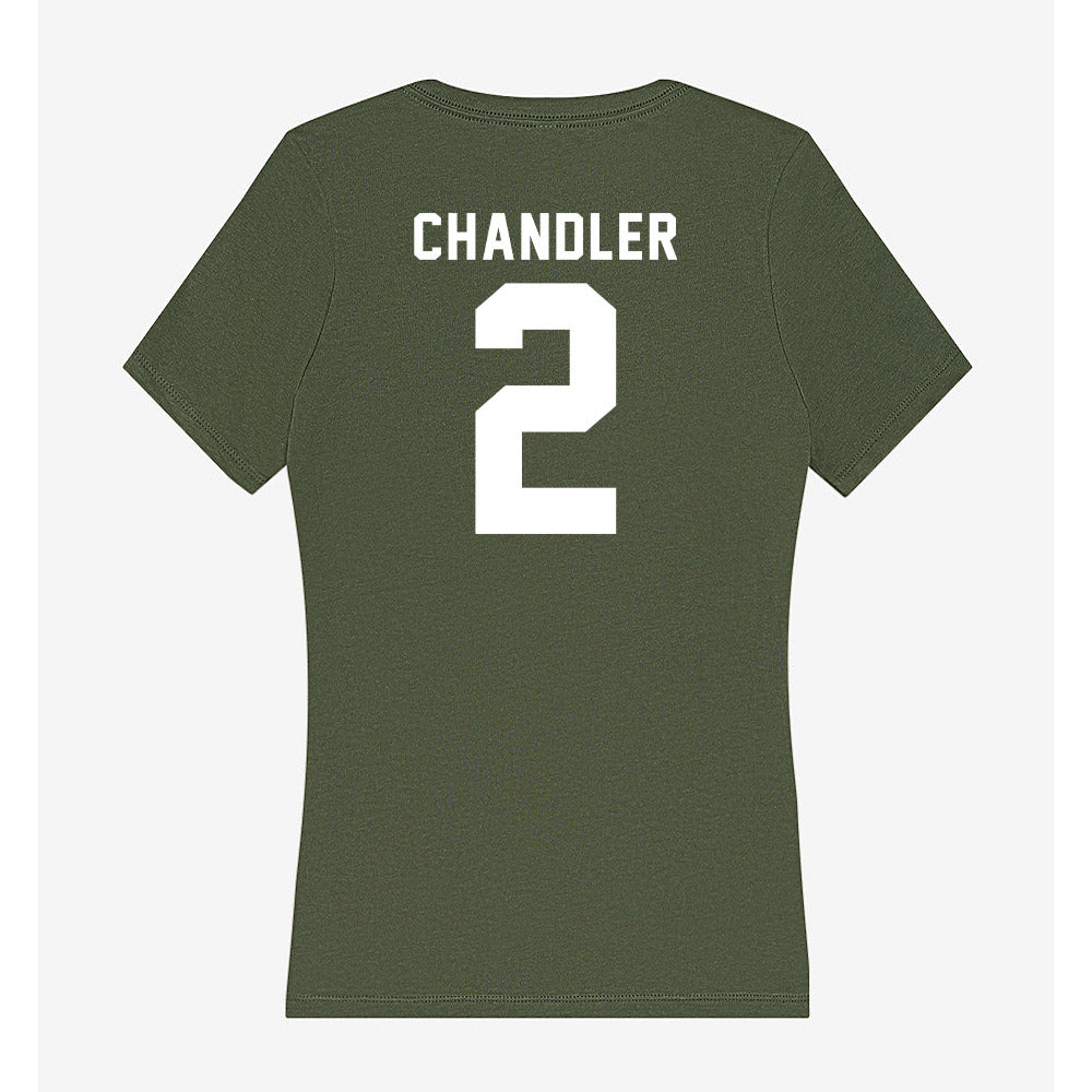 Siena - NCAA Men's Basketball : Antonio Chandler - Women's V-Neck T-Shirt-1