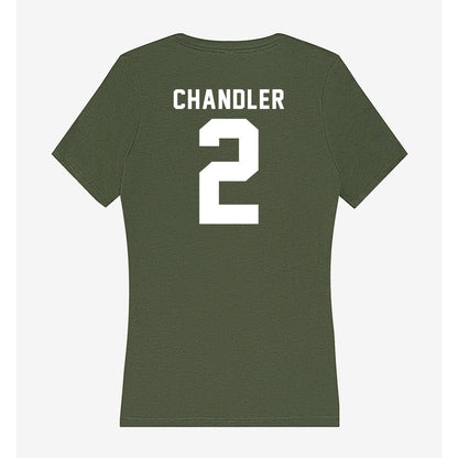 Siena - NCAA Men's Basketball : Antonio Chandler - Women's V-Neck T-Shirt-1