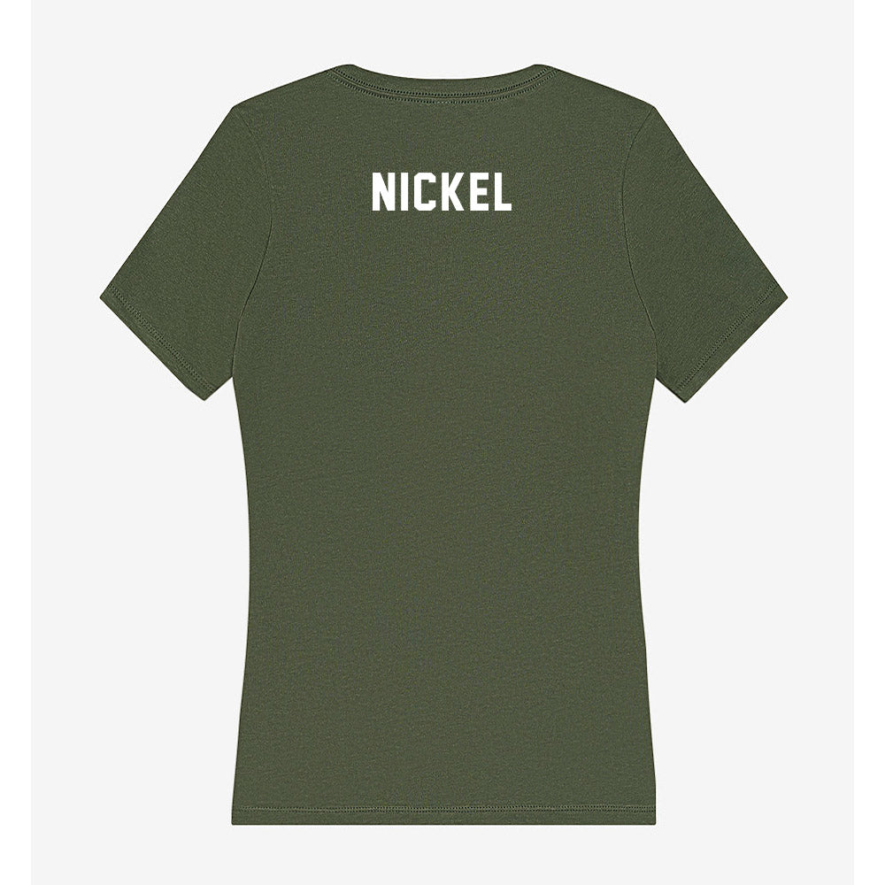 Siena - NCAA Men's Golf : KC Nickel - Women's V-Neck T-Shirt-1