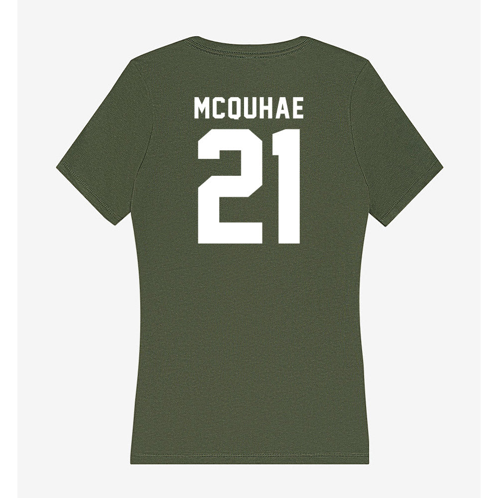 Siena - NCAA Women's Rugby : Olivia McQuhae - Women's V-Neck T-Shirt-1