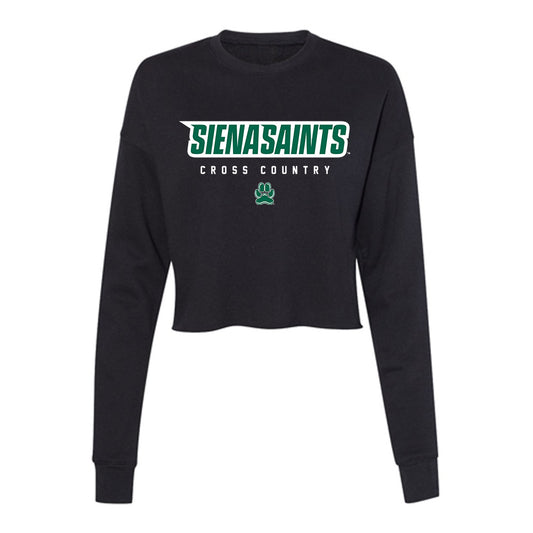 Siena - NCAA Women's Cross Country : Delaney Spalthoff - Women's Cropped Crew Fleece-0