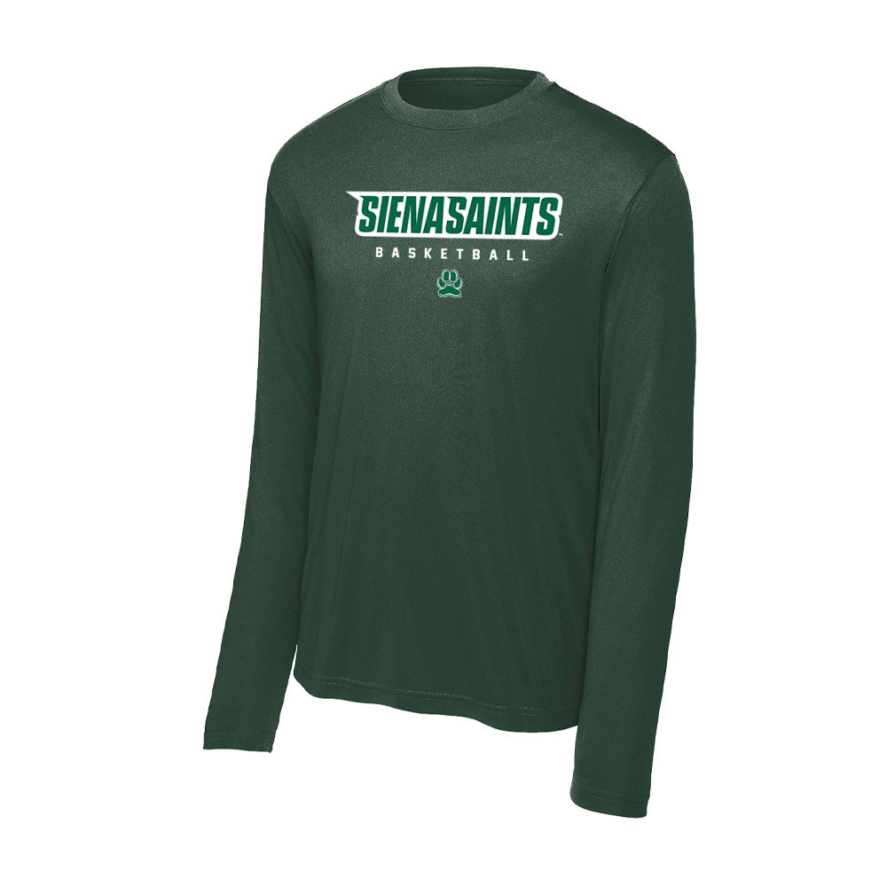 Siena - NCAA Women's Basketball : Dany Diaz - Activewear Long Sleeve T-Shirt-0