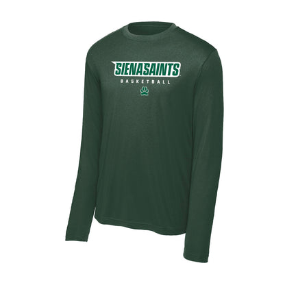 Siena - NCAA Women's Basketball : Dany Diaz - Activewear Long Sleeve T-Shirt-0