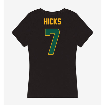William & Mary - NCAA Football : Stephon Hicks - Women's V-Neck T-Shirt-1