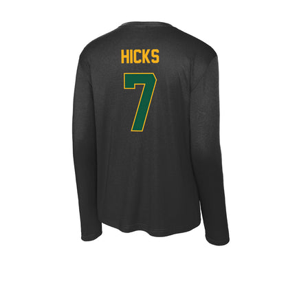 William & Mary - NCAA Football : Stephon Hicks - Activewear Long Sleeve T-Shirt-1
