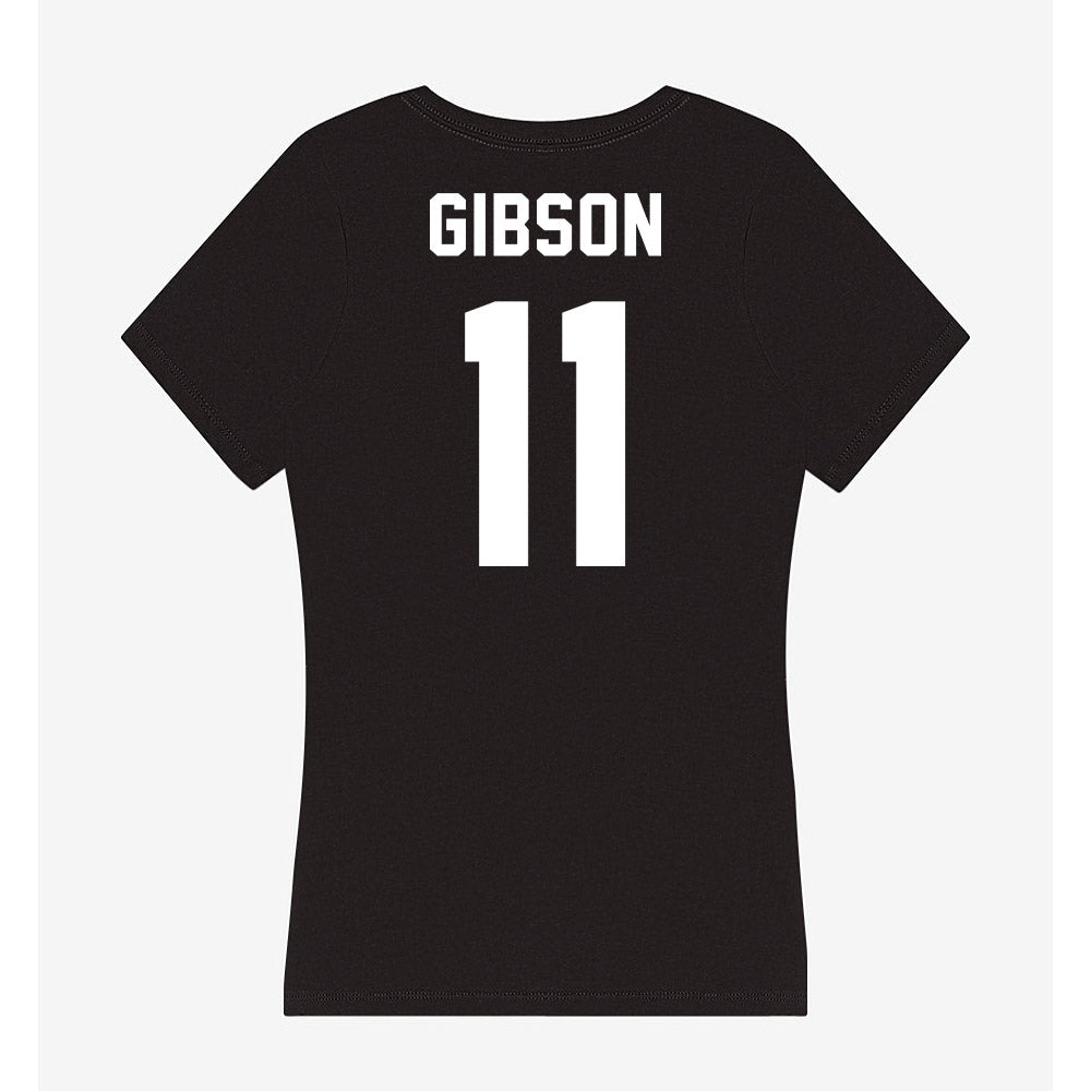 William & Mary - NCAA Women's Basketball : Aislinn Gibson - Classic Shersey Women's V-Neck T-Shirt-1