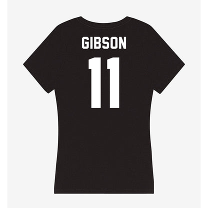 William & Mary - NCAA Women's Basketball : Aislinn Gibson - Classic Shersey Women's V-Neck T-Shirt-1