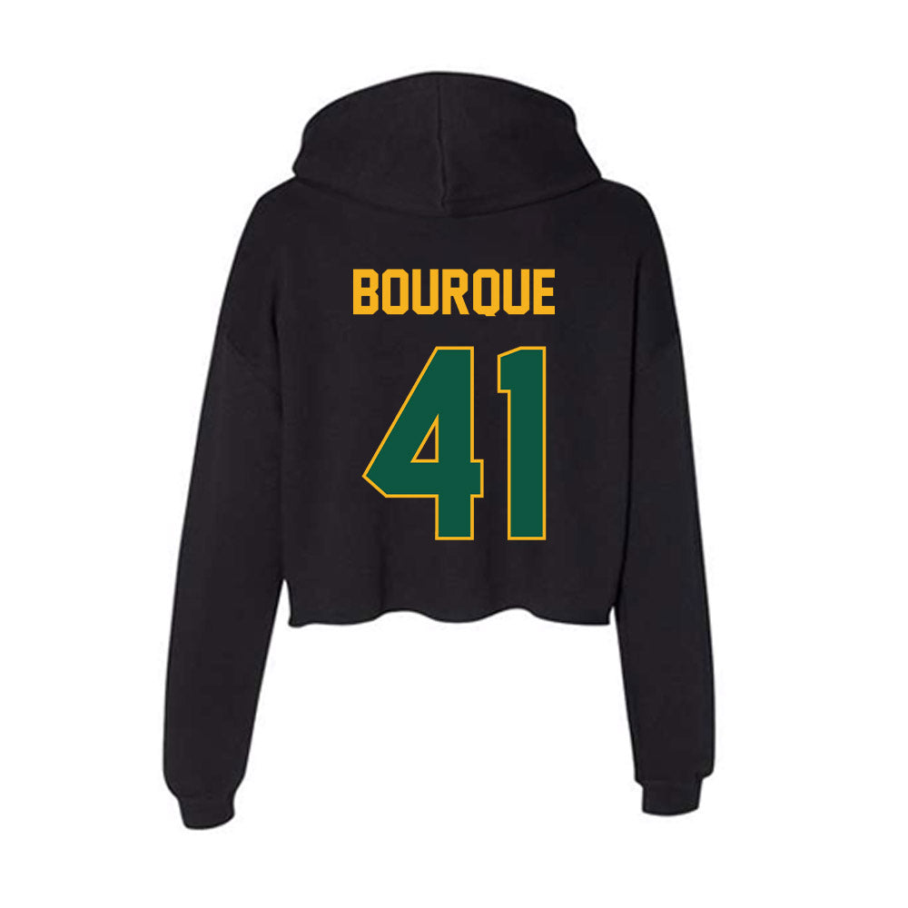 William & Mary - NCAA Baseball : Tom Bourque - Women's Crop Fleece Hoodie-1