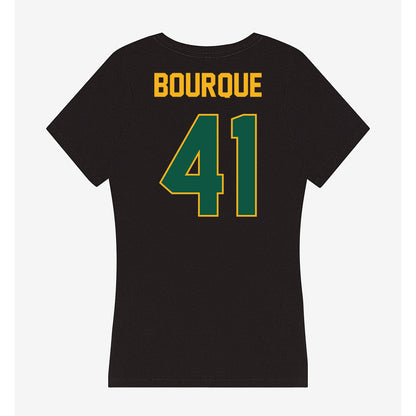 William & Mary - NCAA Baseball : Tom Bourque - Women's V-Neck T-Shirt-1