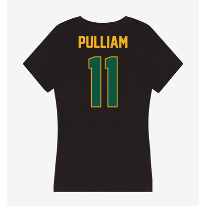William & Mary - NCAA Men's Basketball : Kyle Pulliam - Women's V-Neck T-Shirt-1