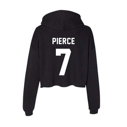 William & Mary - NCAA Women's Basketball : Dynasti Pierce - Classic Shersey Women's Crop Fleece Hooded Sweatshirt-1