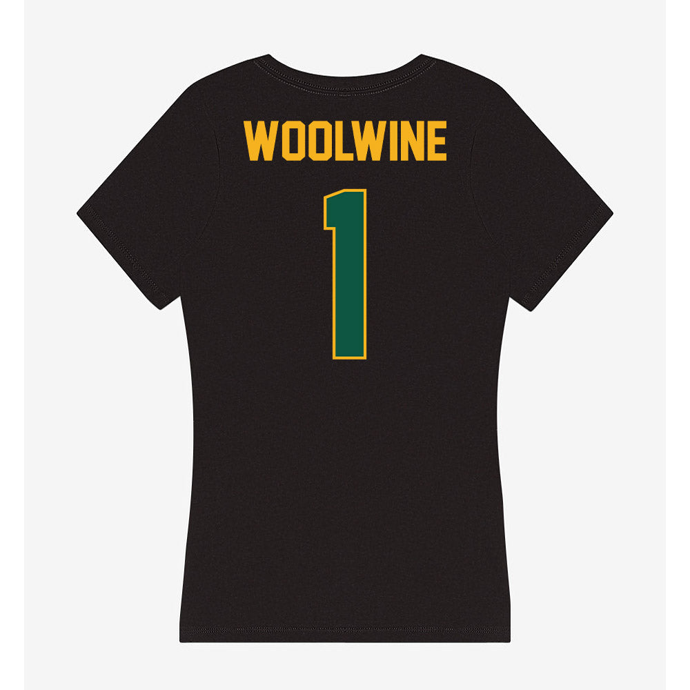 William & Mary - NCAA Baseball : Jackson Woolwine - Women's V-Neck T-Shirt-1