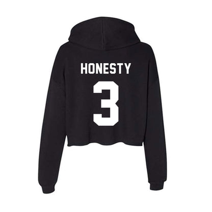 William & Mary - NCAA Football : Alfred Honesty - Classic Shersey Women's Crop Fleece Hooded Sweatshirt-1