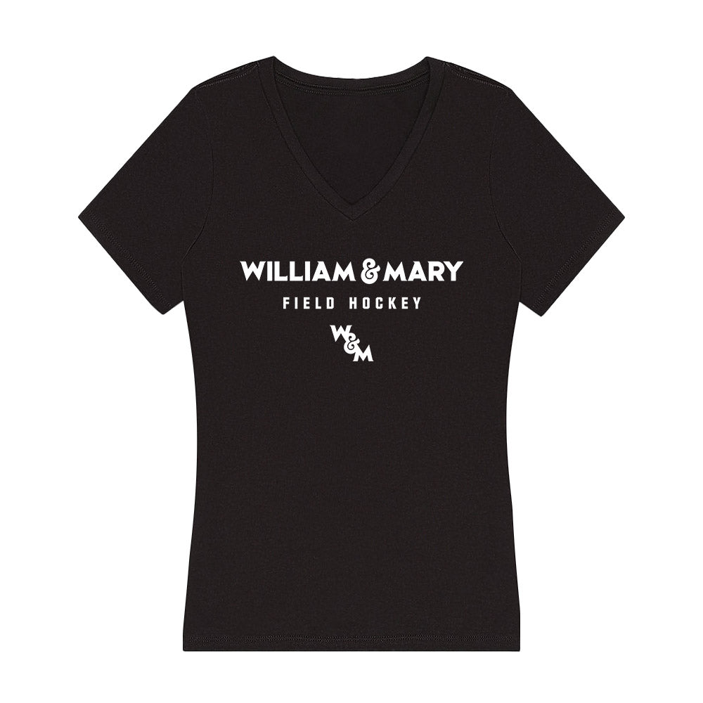 William & Mary - NCAA Women's Field Hockey : Arden Mankovich - Classic Shersey Women's V-Neck T-Shirt-0