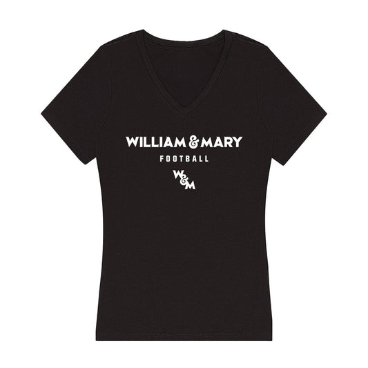 William & Mary - NCAA Football : Antonio Matos - Classic Shersey Women's V-Neck T-Shirt-0