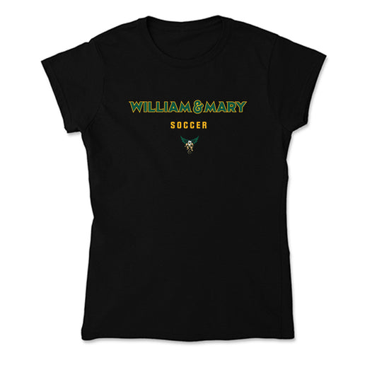 William & Mary - NCAA Men's Soccer : Michael DiOrio - Soft Style Women’s T-Shirt-0