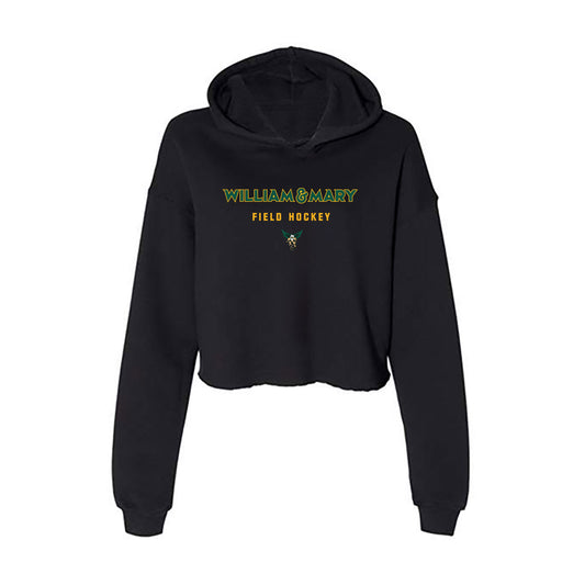 William & Mary - NCAA Women's Field Hockey : Erma Grey Bailey - Women's Crop Fleece Hoodie-0