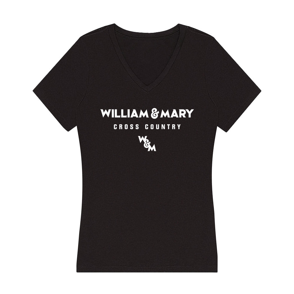 William & Mary - NCAA Men's Cross Country : Eli Phillips - Classic Shersey Women's V-Neck T-Shirt-0