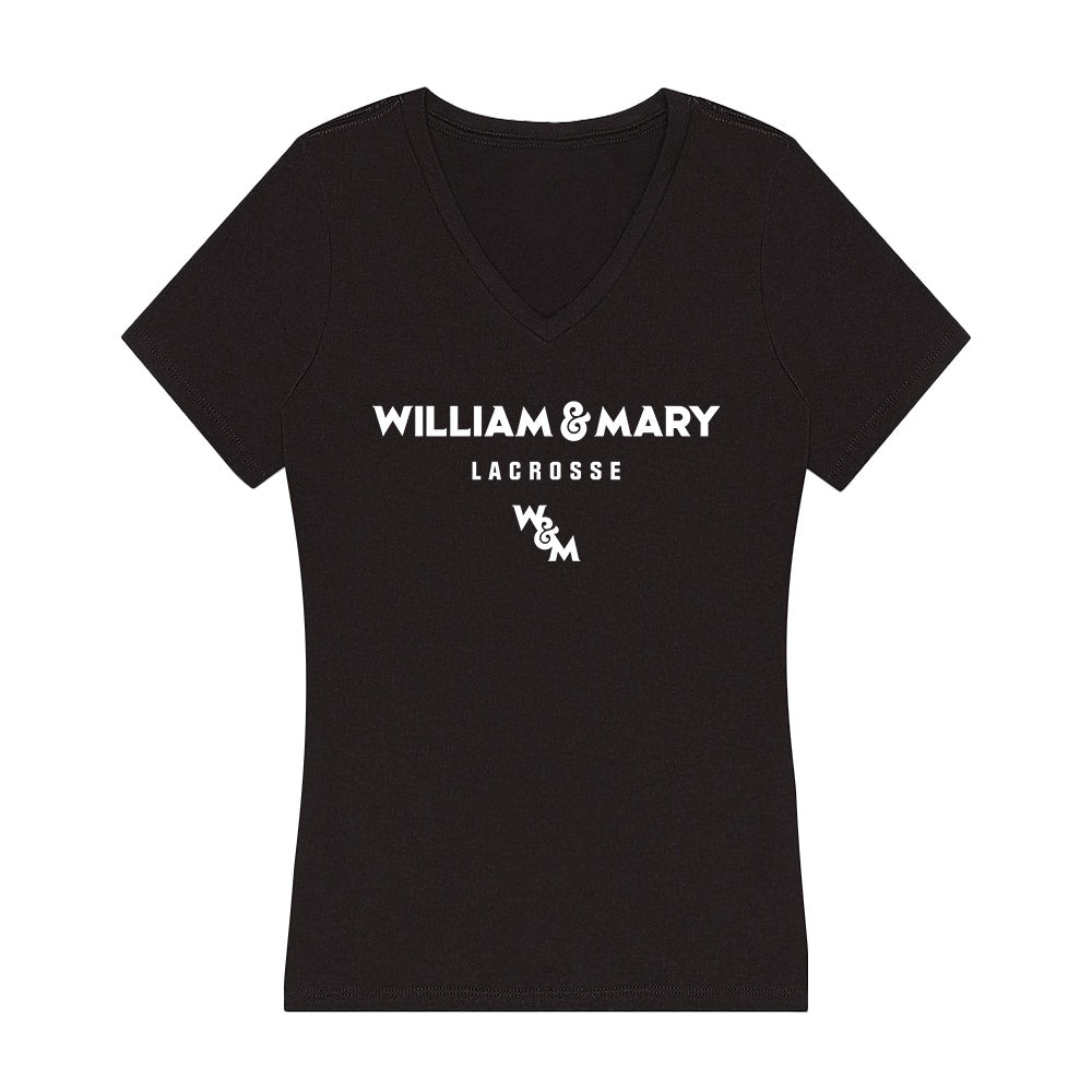William & Mary - NCAA Women's Lacrosse : Jaylin Locke - Classic Shersey Women's V-Neck T-Shirt-0