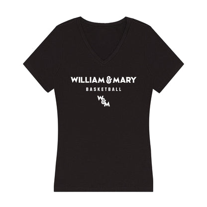 William & Mary - NCAA Women's Basketball : Arianna Mercado - Classic Shersey Women's V-Neck T-Shirt-0