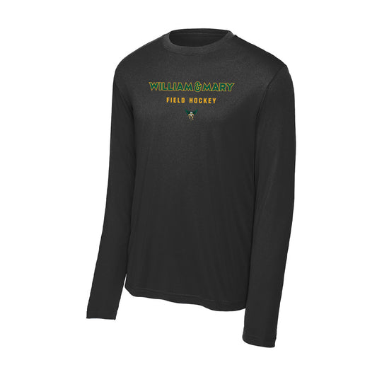 William & Mary - NCAA Women's Field Hockey : Erma Grey Bailey - Activewear Long Sleeve T-Shirt-0
