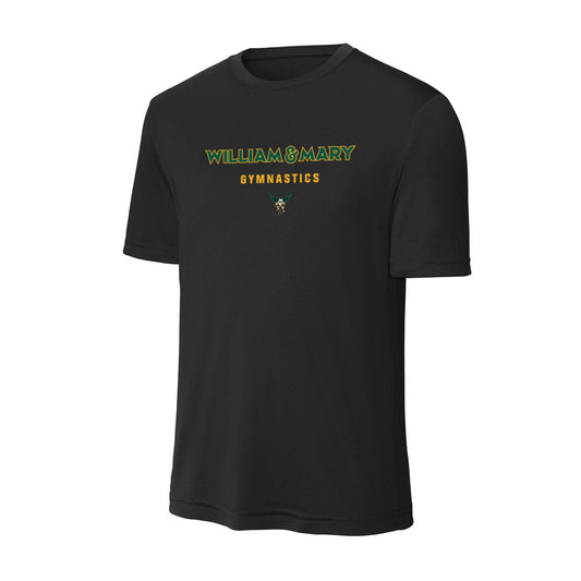 William & Mary - NCAA Women's Gymnastics : Sally Wood - Activewear T-Shirt-0