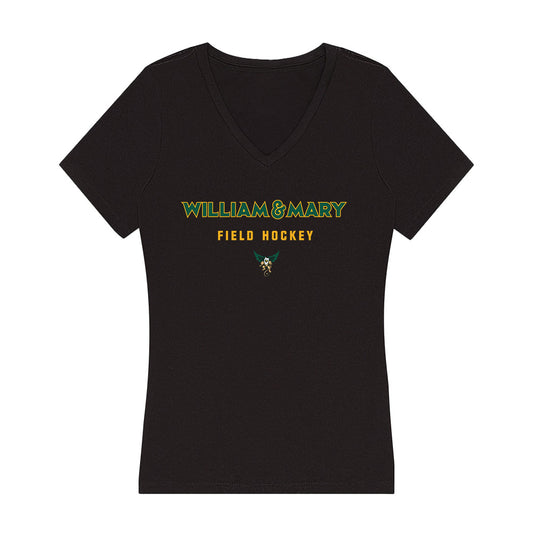 William & Mary - NCAA Women's Field Hockey : Arden Mankovich - Women's V-Neck T-Shirt-0