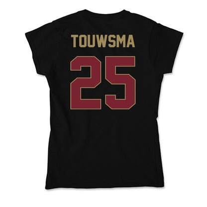 Charleston - NCAA Women's Soccer : Lucia Touwsma - Soft Style Women’s T-Shirt-1