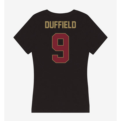 Charleston - NCAA Women's Volleyball : Emma Duffield - Women's V-Neck T-Shirt-1