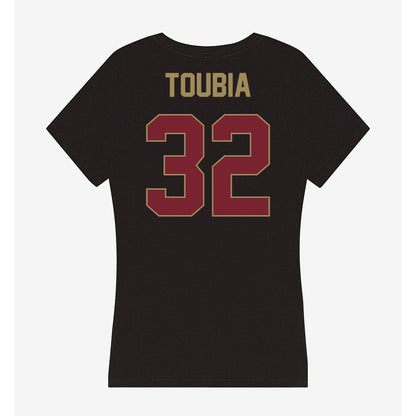 Charleston - NCAA Women's Soccer : Caitlyn Toubia - Women's V-Neck T-Shirt-1