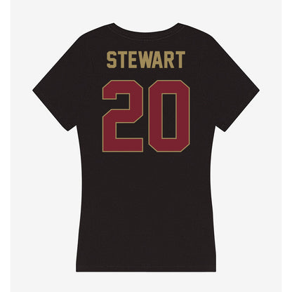 Charleston - NCAA Women's Soccer : Ellie Stewart - Women's V-Neck T-Shirt-1