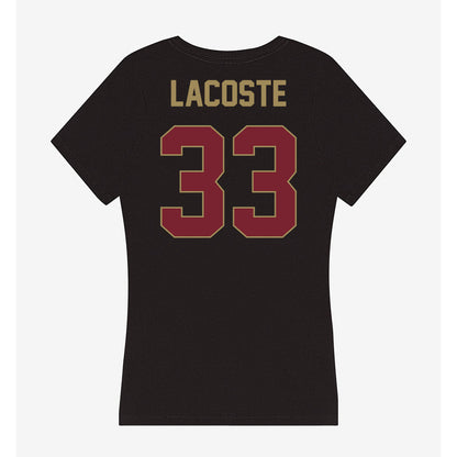 Charleston - NCAA Baseball : Alex LaCoste - Women's V-Neck T-Shirt-1
