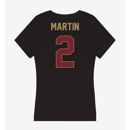 Charleston - NCAA Women's Volleyball : Jumana Martin - Women's V-Neck T-Shirt-1