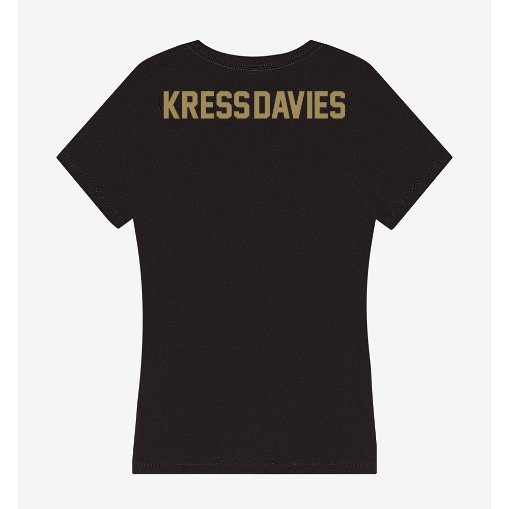 Charleston - NCAA Equestrian : Lily Kress-Davies - Women's V-Neck T-Shirt-1