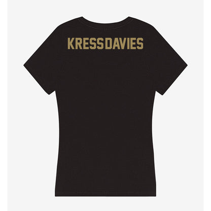 Charleston - NCAA Equestrian : Lily Kress-Davies - Women's V-Neck T-Shirt-1