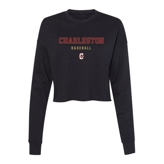 Charleston - NCAA Baseball : Chase Jarnagin - Women's Cropped Crew Fleece-0