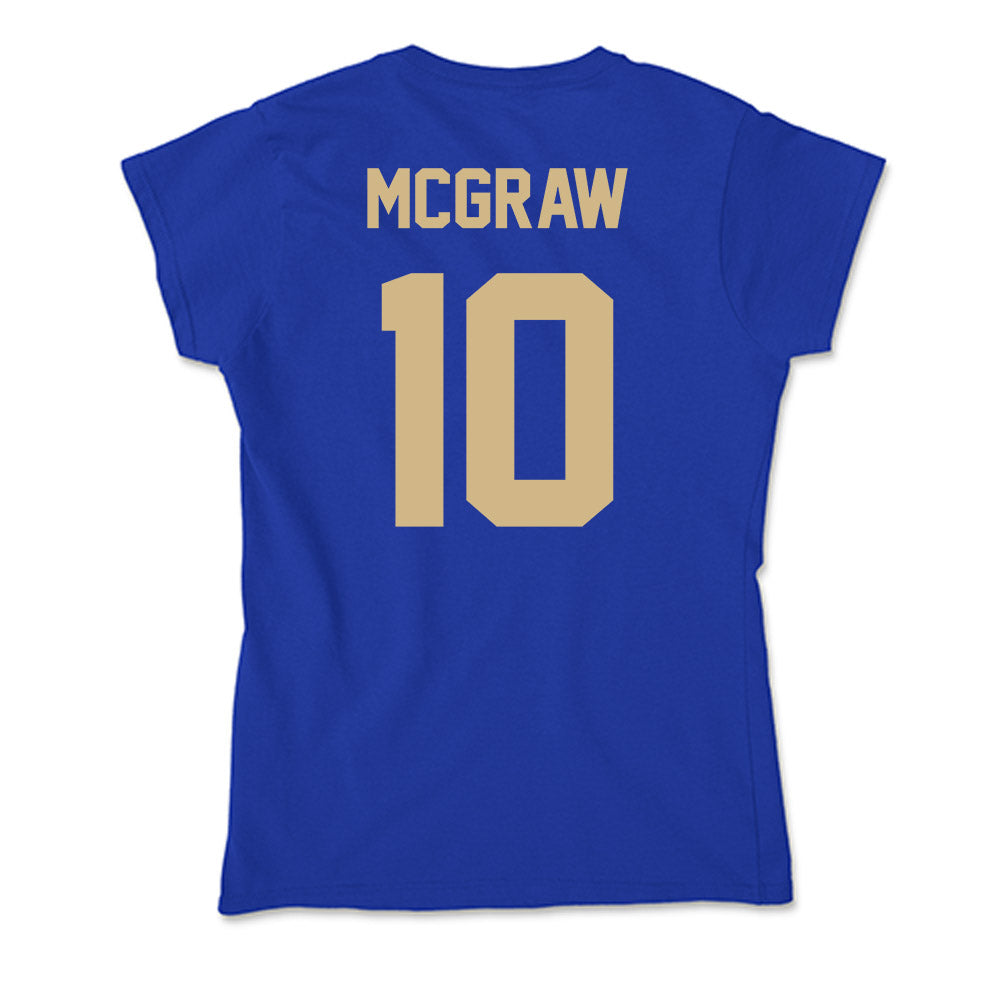 Tulsa - NCAA Women's Soccer : Parker McGraw - Soft Style Women’s T-Shirt-1