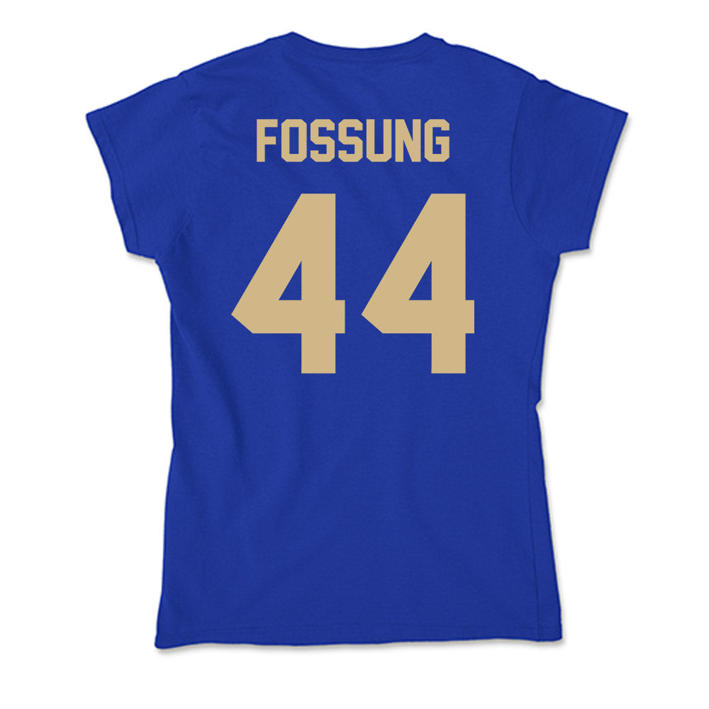 Tulsa - NCAA Football : Kadin Fossung - Soft Style Women’s T-Shirt-1